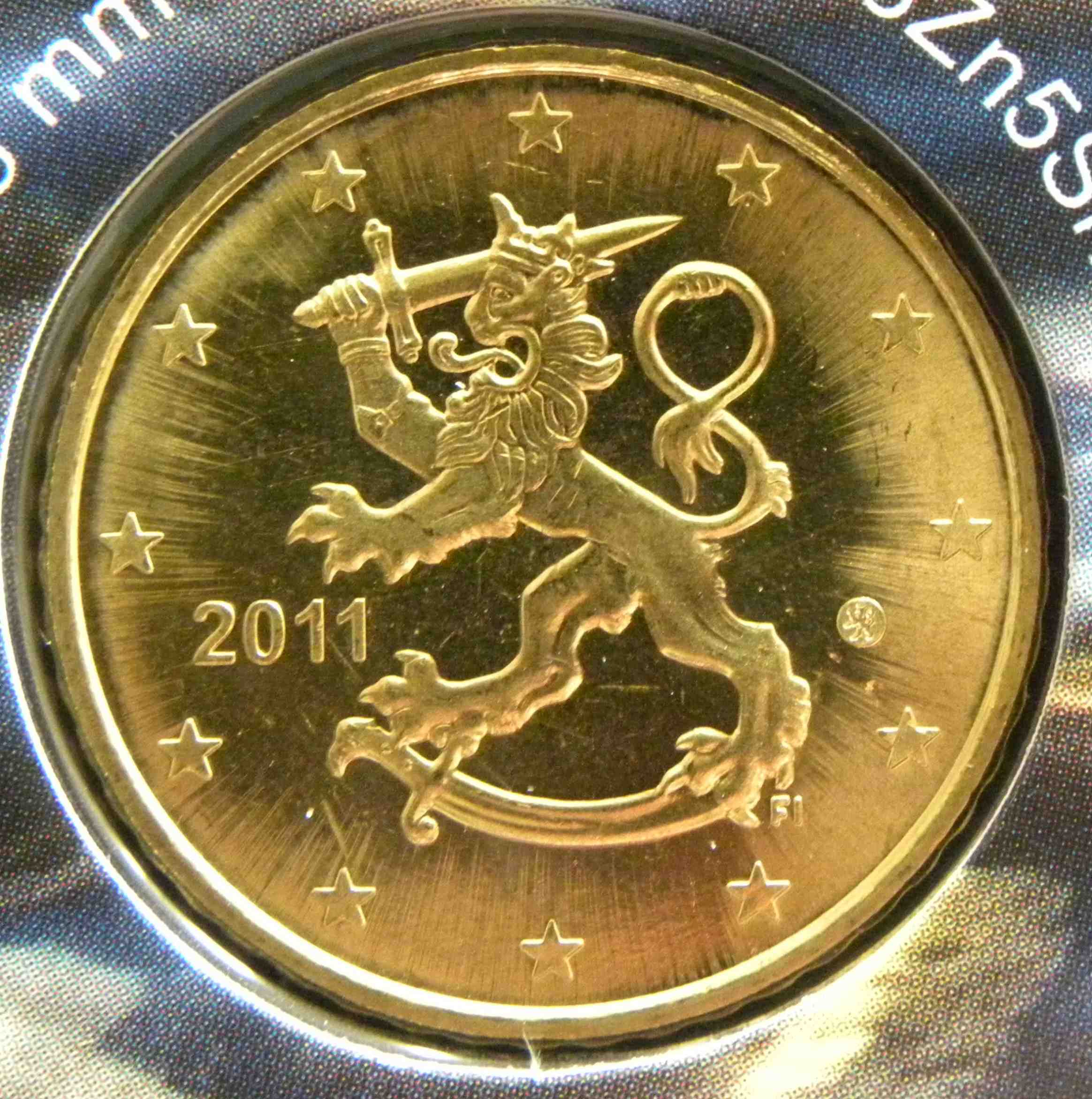 Еврокоинс. Финляндия 50 центов. Finnish Eurocoin.