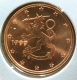 Finnland 1 Cent Münze 1999