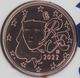 Frankreich 1 Cent Münze 2022 - © eurocollection.co.uk