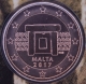 Malta 1 Cent Münze 2017 - © eurocollection.co.uk