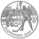 Slowakei 10 Euro Silbermünze - 100. Jahrestag des ersten internationalen Sportturniers auf dem Gebiet der Slowakischen Republik - die Eishockey-Europameisterschaft 2025 - Polierte Platte - © National Bank of Slovakia