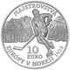 Slowakei 10 Euro Silbermünze - 100. Jahrestag des ersten internationalen Sportturniers auf dem Gebiet der Slowakischen Republik - die Eishockey-Europameisterschaft 2025 - Polierte Platte - © National Bank of Slovakia