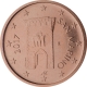 San Marino 2 Cent Münze 2017 - © European Central Bank
