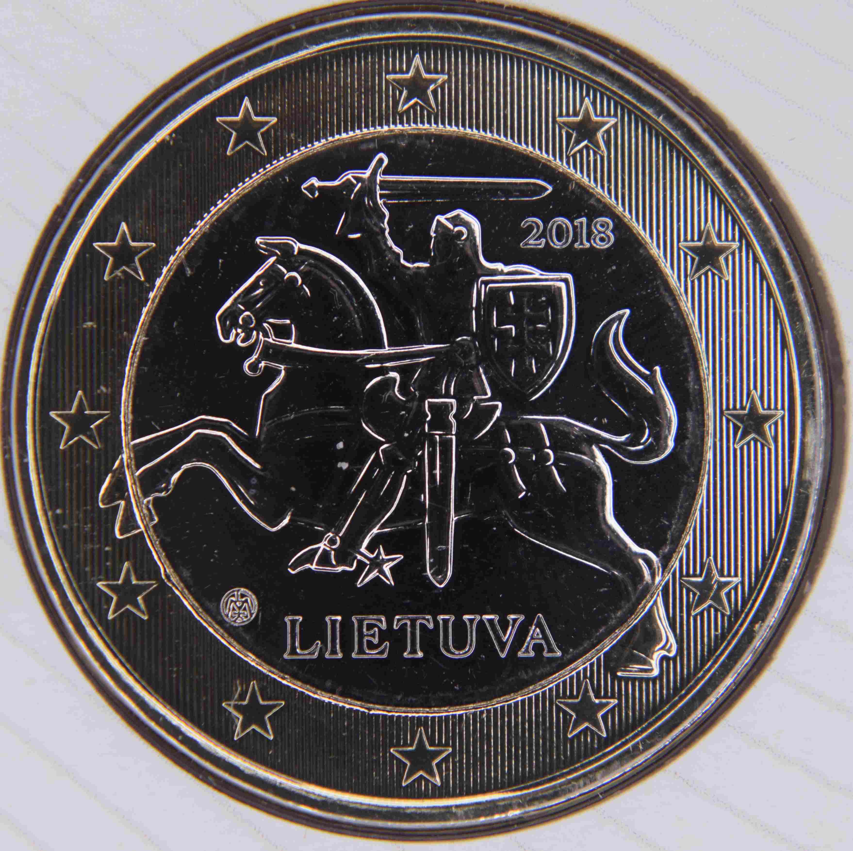 Еврокоин. 1 Евро 2018. Eurocoin.