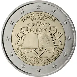 seltene 2 euro münzen frankreich 2007