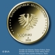 Deutschland 100 Euro Goldmünze - Säulen der Demokratie - Einigkeit - A (Berlin) 2020