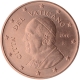 Vatikan 5 Cent Münze 2016 - © European Central Bank